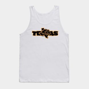 Texas Style Orange Tank Top